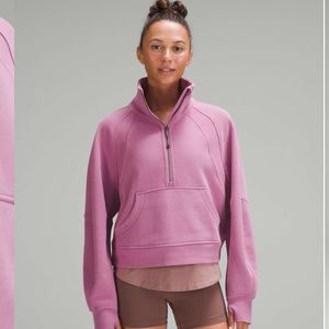 New with Tags - Lululemon - Scuba Oversized Funnel Neck - Velvet Dust - XS/S